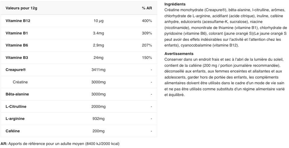 Preallenamento - My Energy Pump (360g) - Tropical Punch 2/2