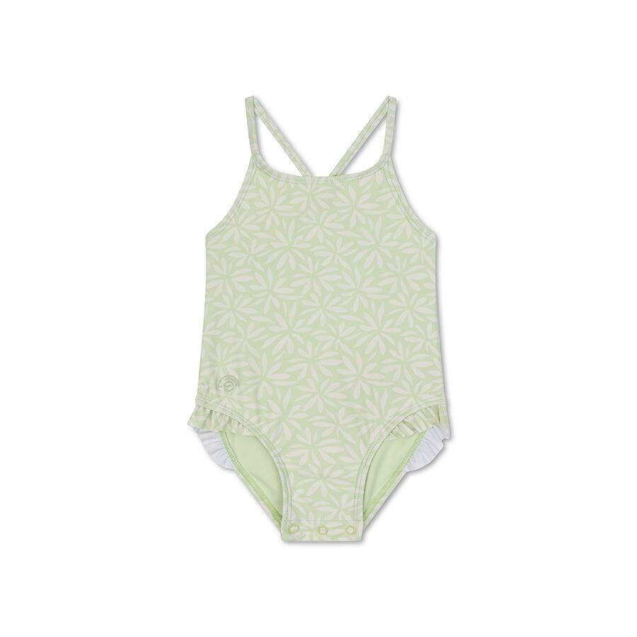 Swim Essentials Swimsuit Girls - Green - Matcha 1/7
