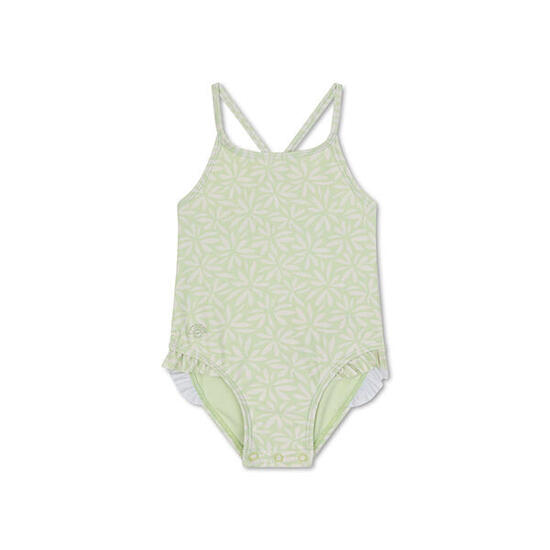 Costume intero bambina verde matcha taglia 62/68