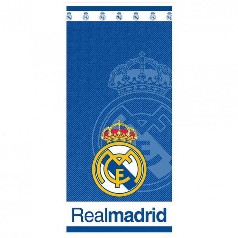 Real Madryt ręcznik plażowy 70x140 cm beach towel mikrofibra wielokolorowy