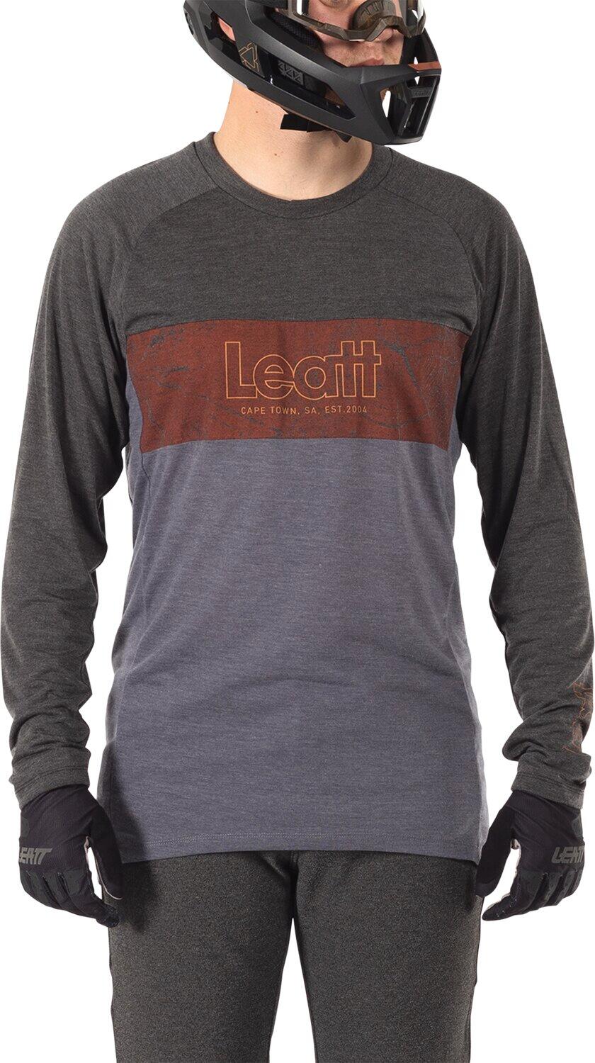 Camiseta MTB Gravity 2.0 transpirable y elástica, negra, para hombre 4/8