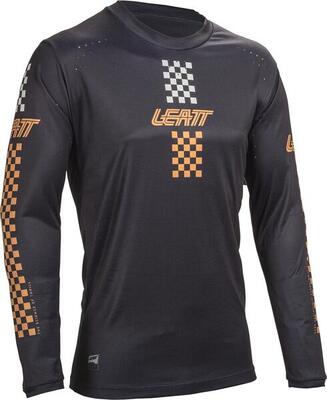 Mtb enduro 4.0 elastisch shirt met lange mouwen lichtblauw heren