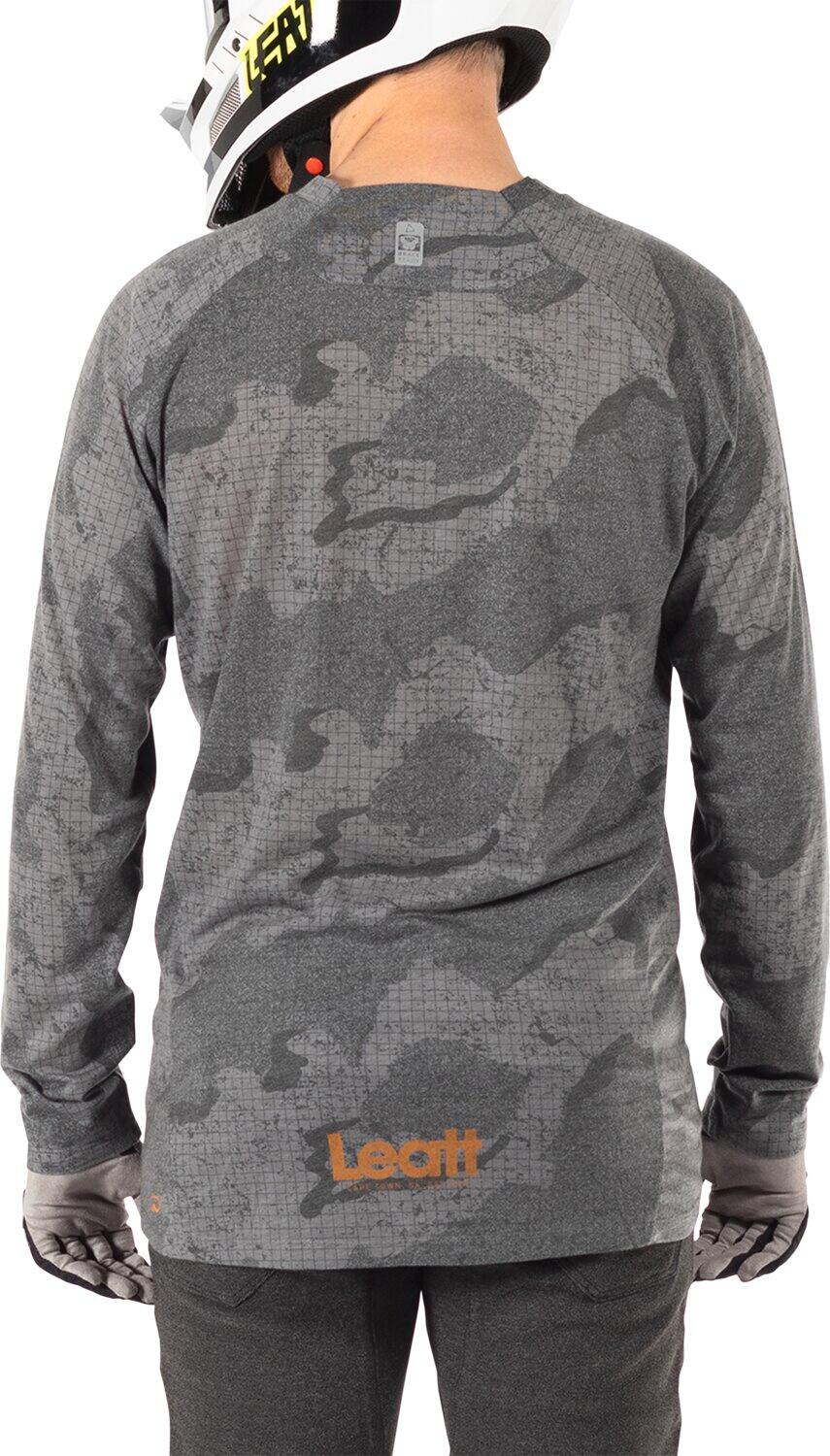 Chemise VTT Gravity 2.0 respirante et élastique Gris Homme 5/7
