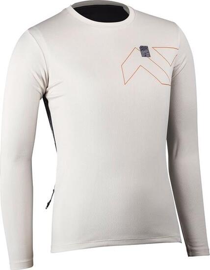 Maillot VTT Trail 3.0 manches longues en tissu léger Ice-Yarn Gris Femme