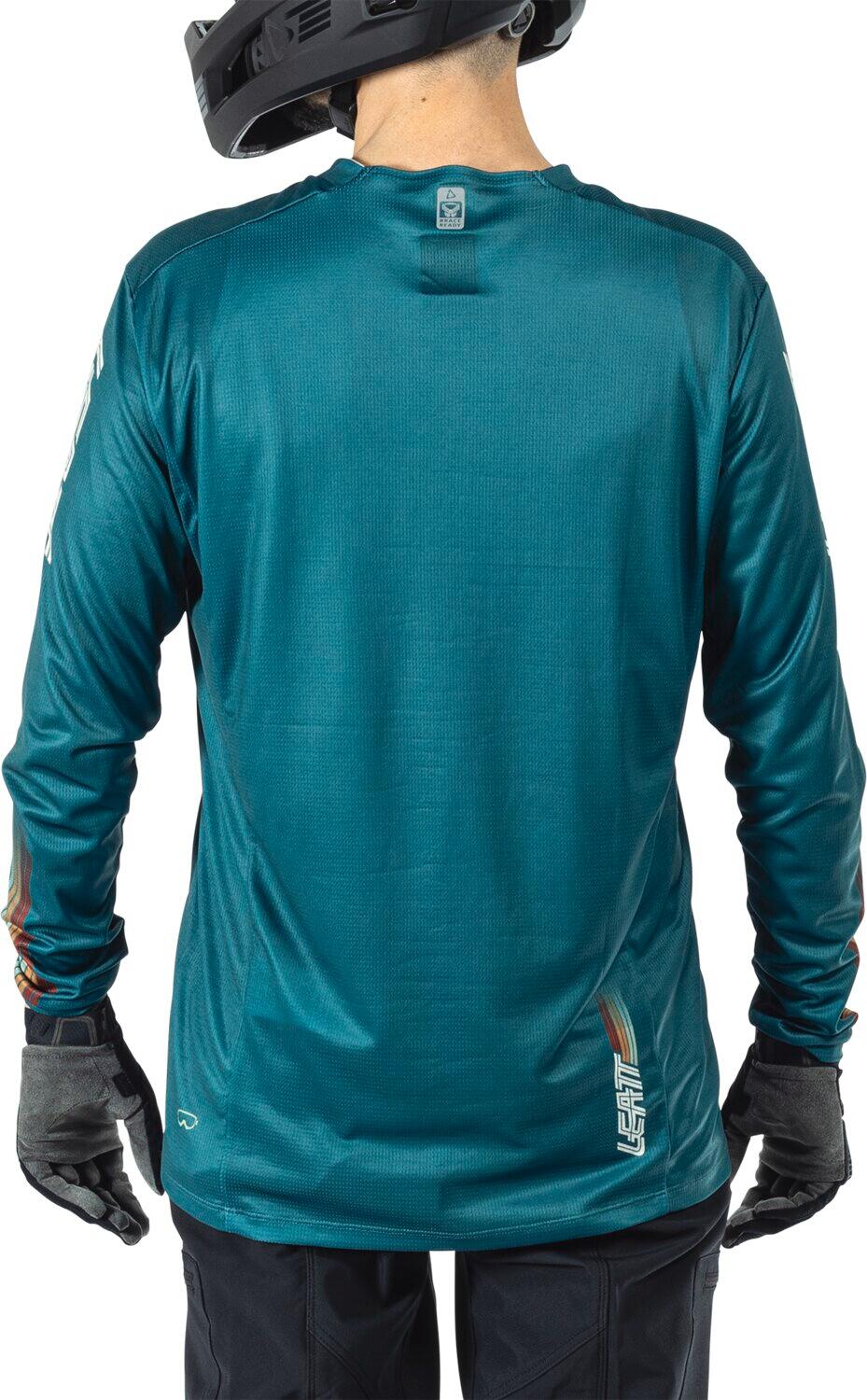 Camiseta MTB Enduro 4.0 elástica de manga larga azul claro para hombre 4/8