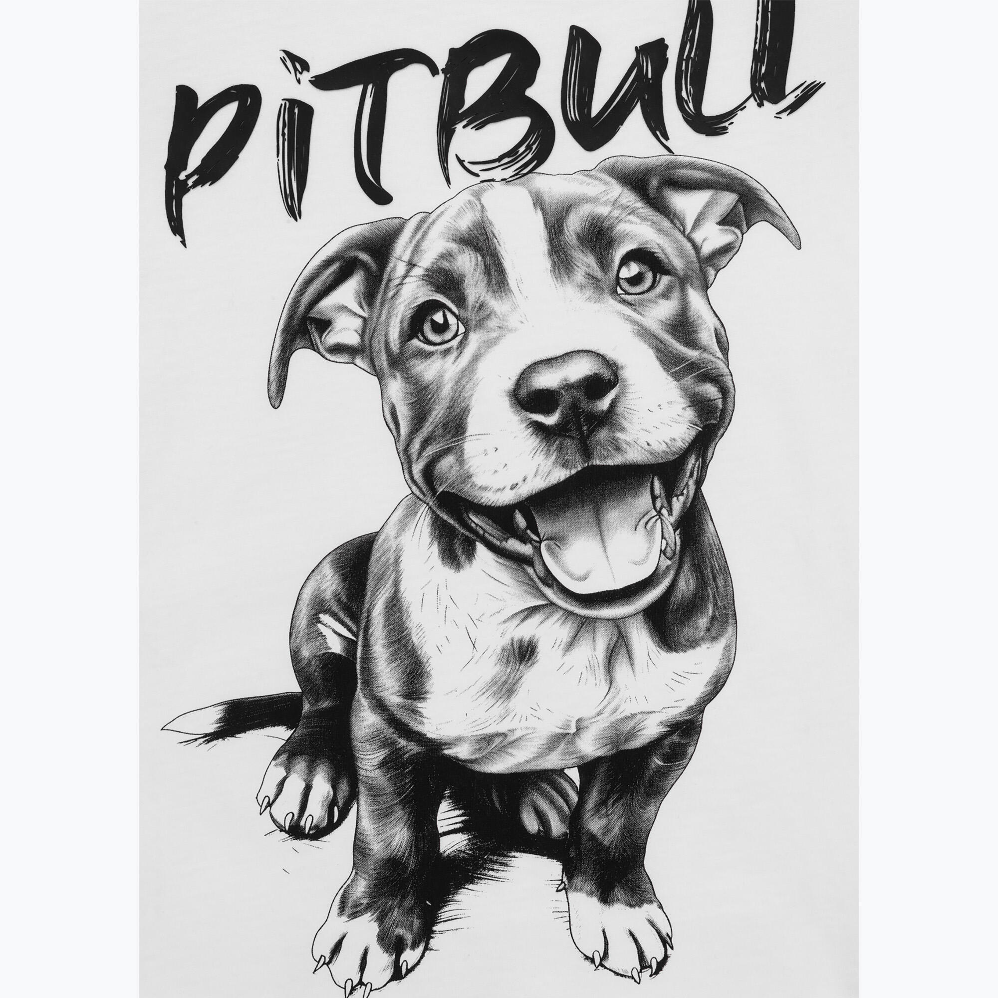 T-shirt Pitbull Chiot 2 Femme 4/5
