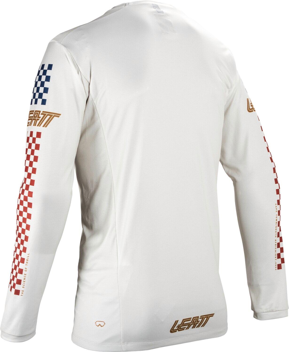 Camiseta MTB Enduro 4.0 elástica de manga larga, blanca, para hombre 2/8