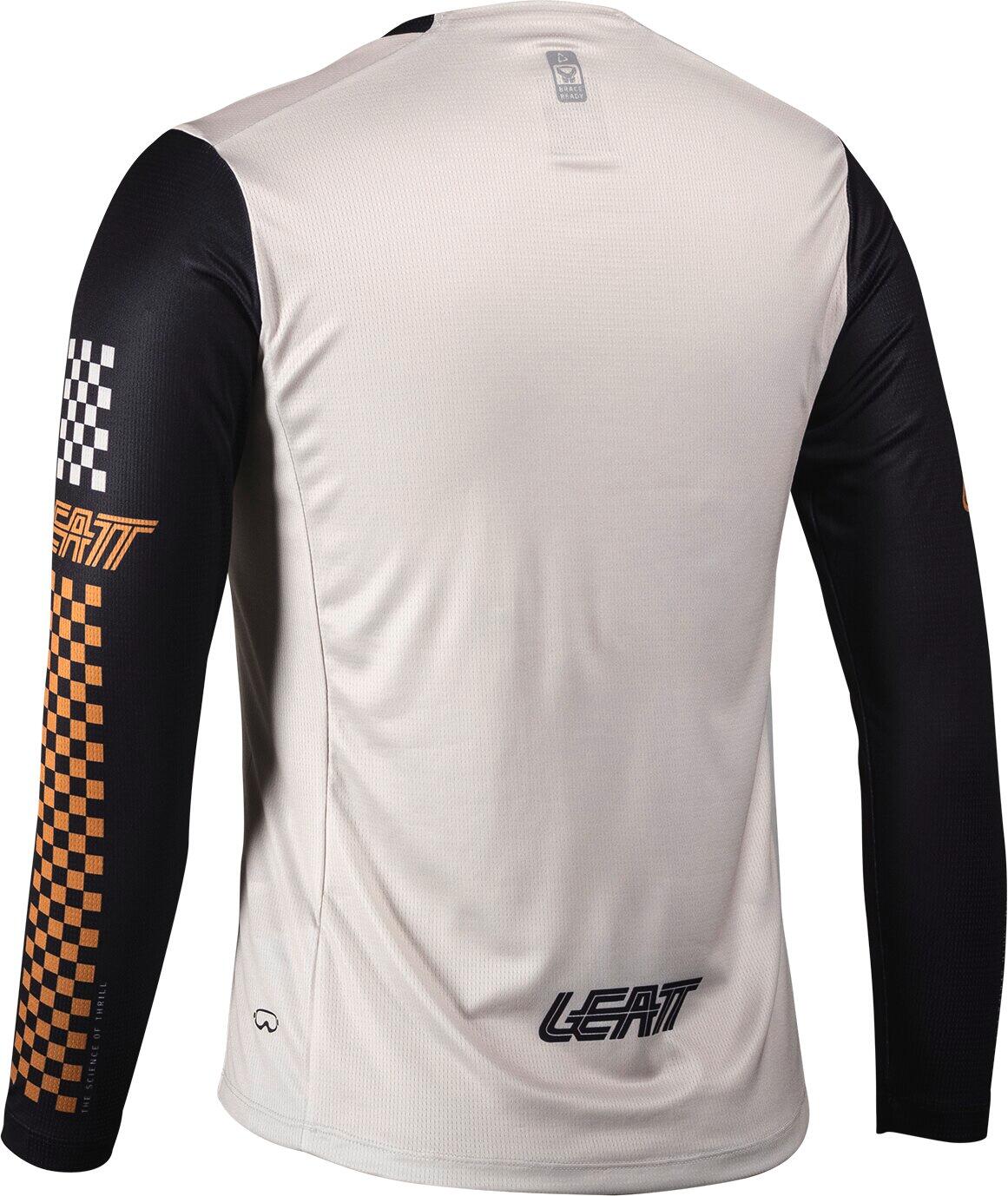 Chemise élastique manches longues VTT Enduro 4.0 Blanc Femme 2/6