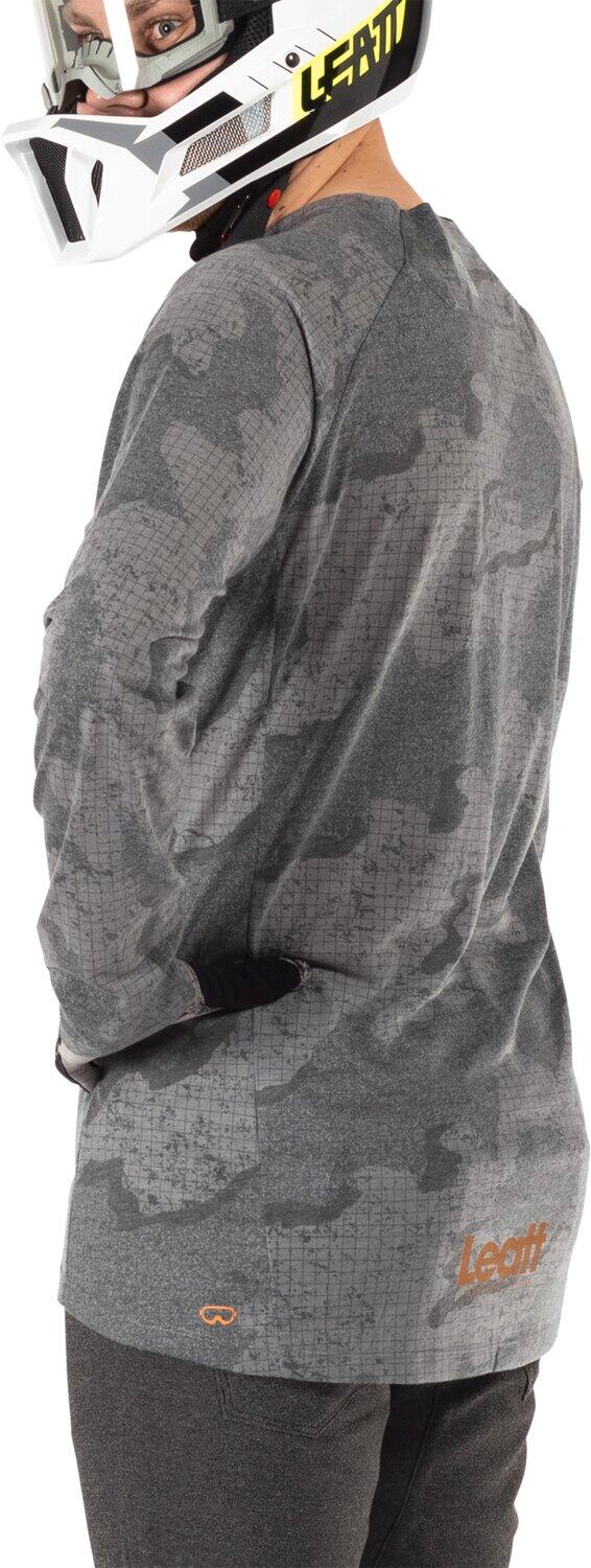 Chemise VTT Gravity 2.0 respirante et élastique Gris Homme 4/7