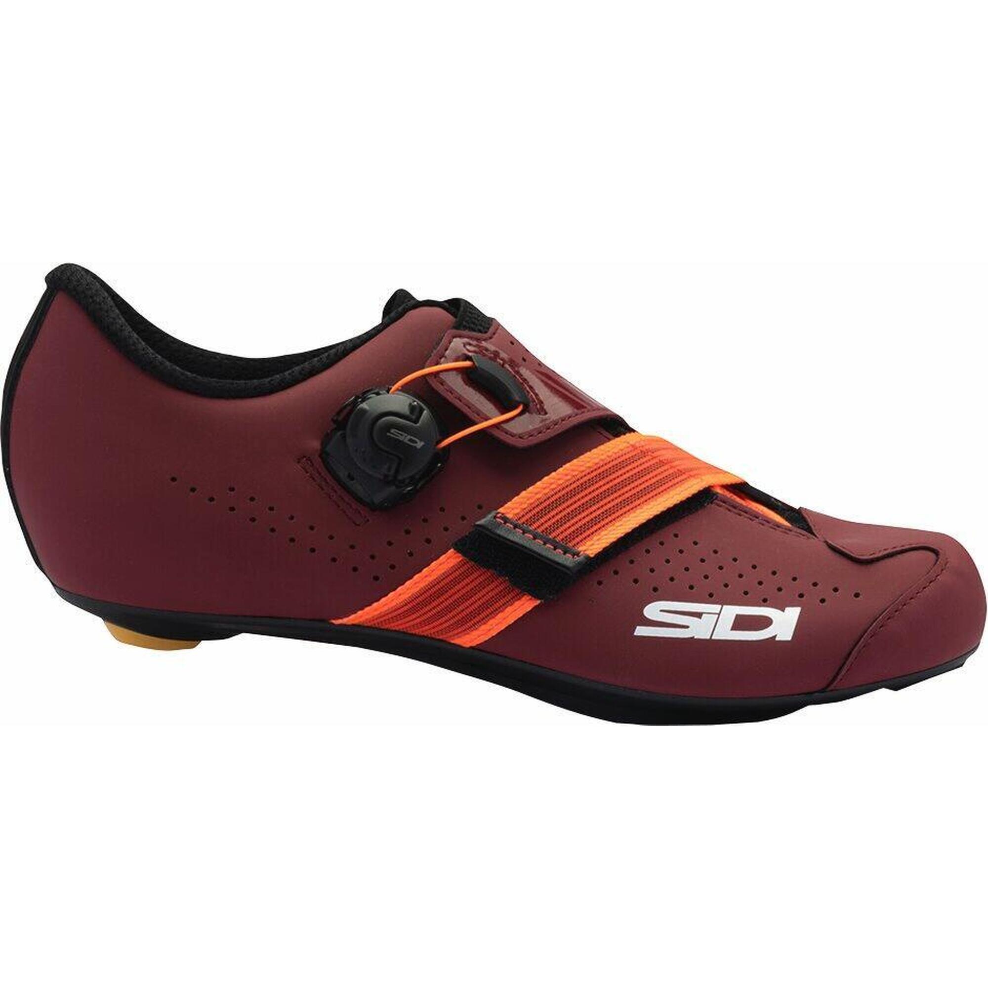 Sidi - Chaussures Prima Femme Rouge Cabernet/corail - Chaussures De Vélo - Bleu|orange - 40 M - Decathlon