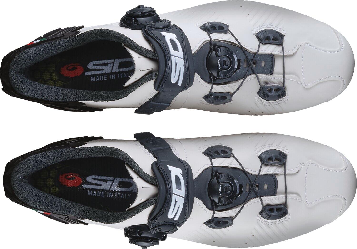 Sidi Wire 2S Damesschoenen voor op de weg Wit/Zwart 3/7