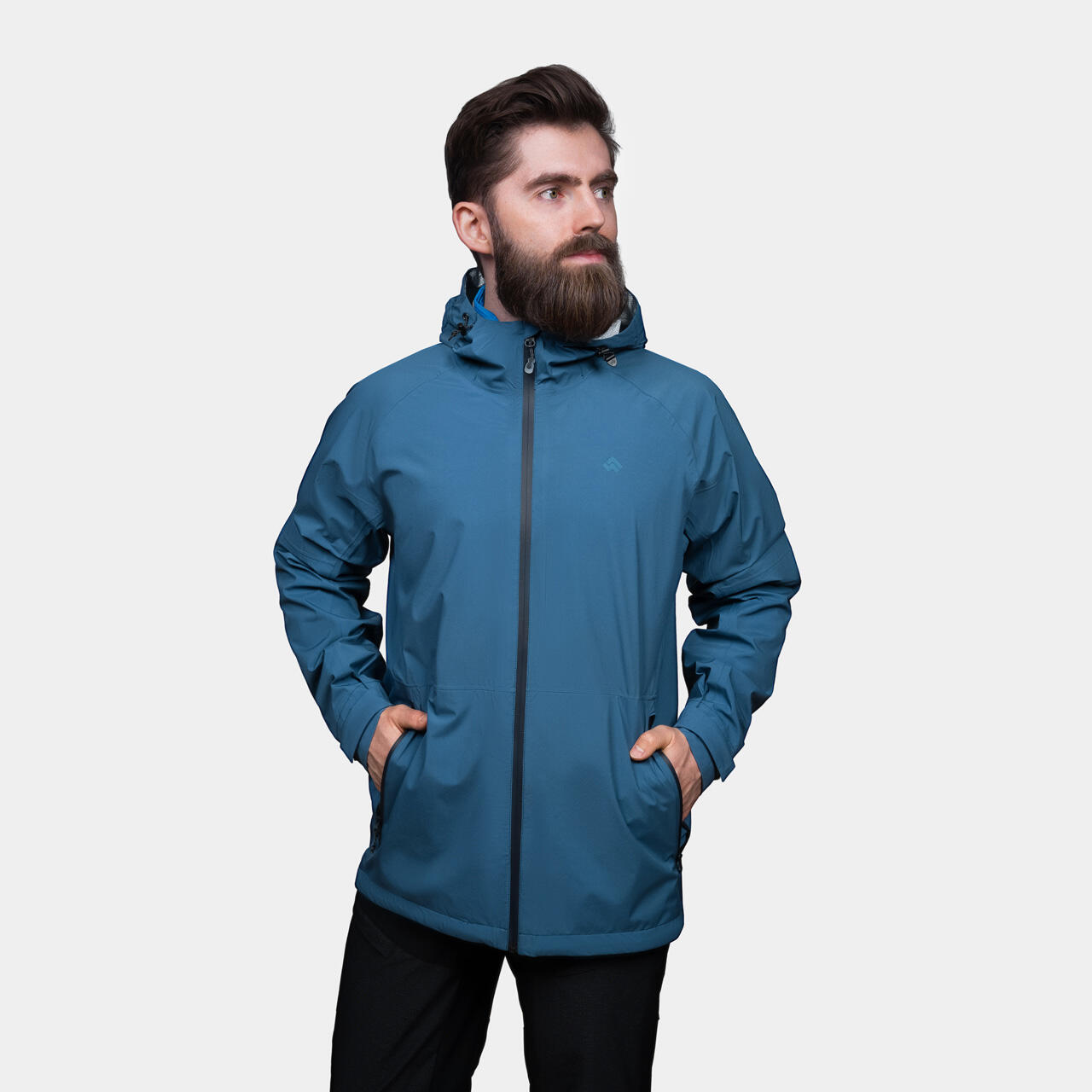 Alpinus - Veste Imperméable 2,5 Couches Alpinus Girdiman 20 000 Mm H2o - Homme - Coupe-pluie - Bleu - Decathlon
