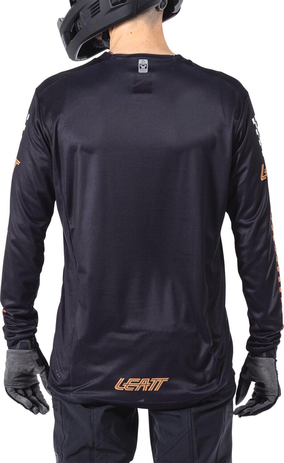 Chemise élastique à manches longues MTB Enduro 4.0 Noir Homme 4/7