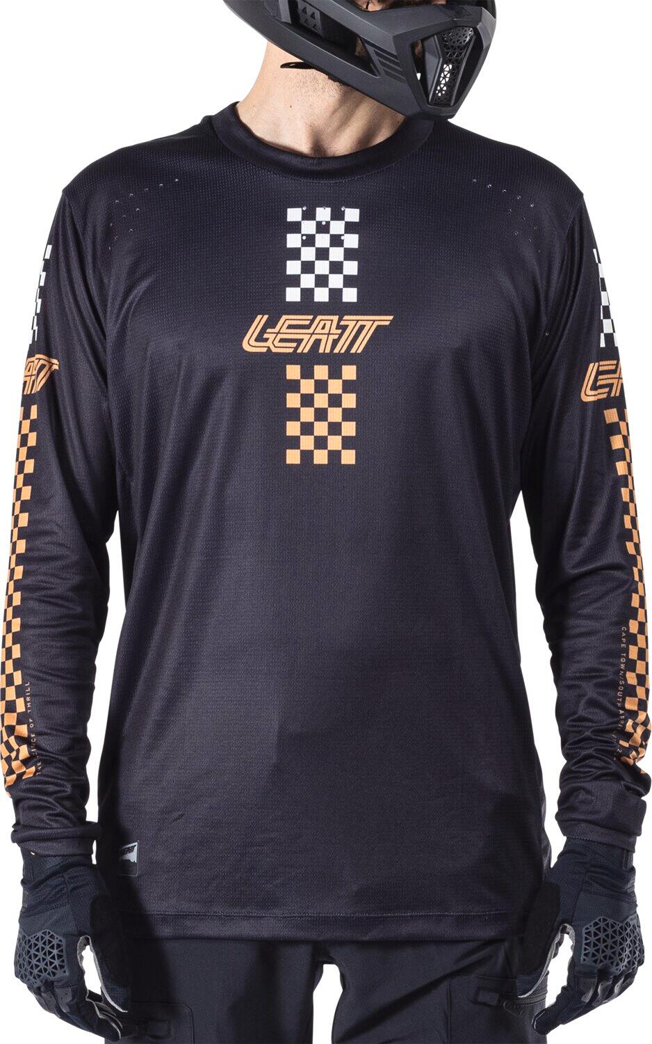 Chemise élastique à manches longues MTB Enduro 4.0 Noir Homme 3/7