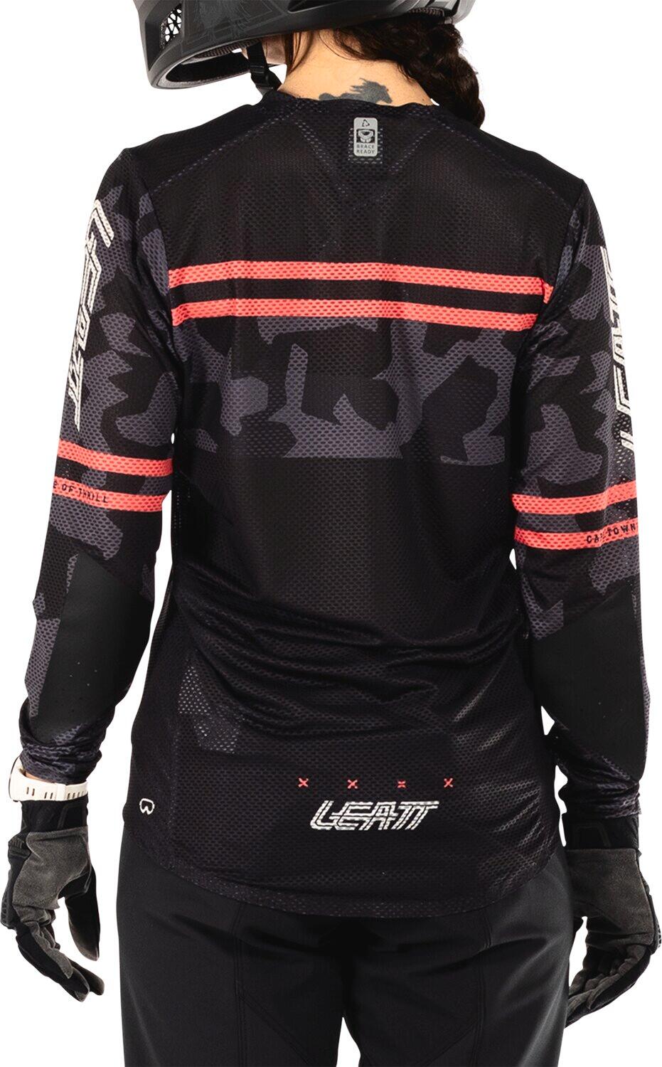 Maillot VTT Gravity 4.0 stretch et confortable Noir Femme 4/7