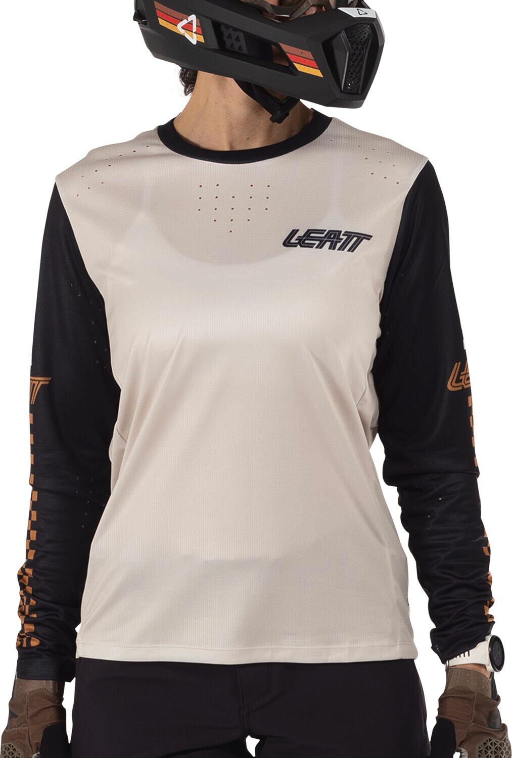 Chemise élastique manches longues VTT Enduro 4.0 Blanc Femme 3/6