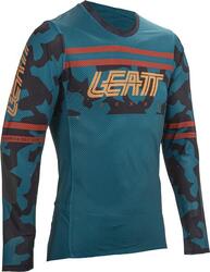 Maillot Manches Longues Leatt Gravity 4.0 Vert Teal