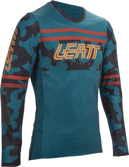 Maillot Manches Longues Leatt Gravity 4.0 Vert Teal