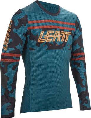 Maglia a maniche lunghe Leatt Gravity 4.0 verde acqua
