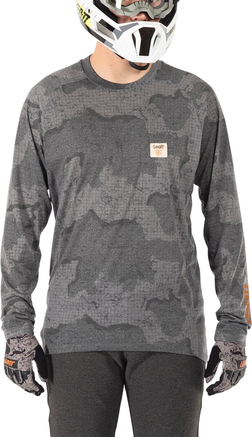 Chemise VTT Gravity 2.0 respirante et élastique Gris Homme 3/7