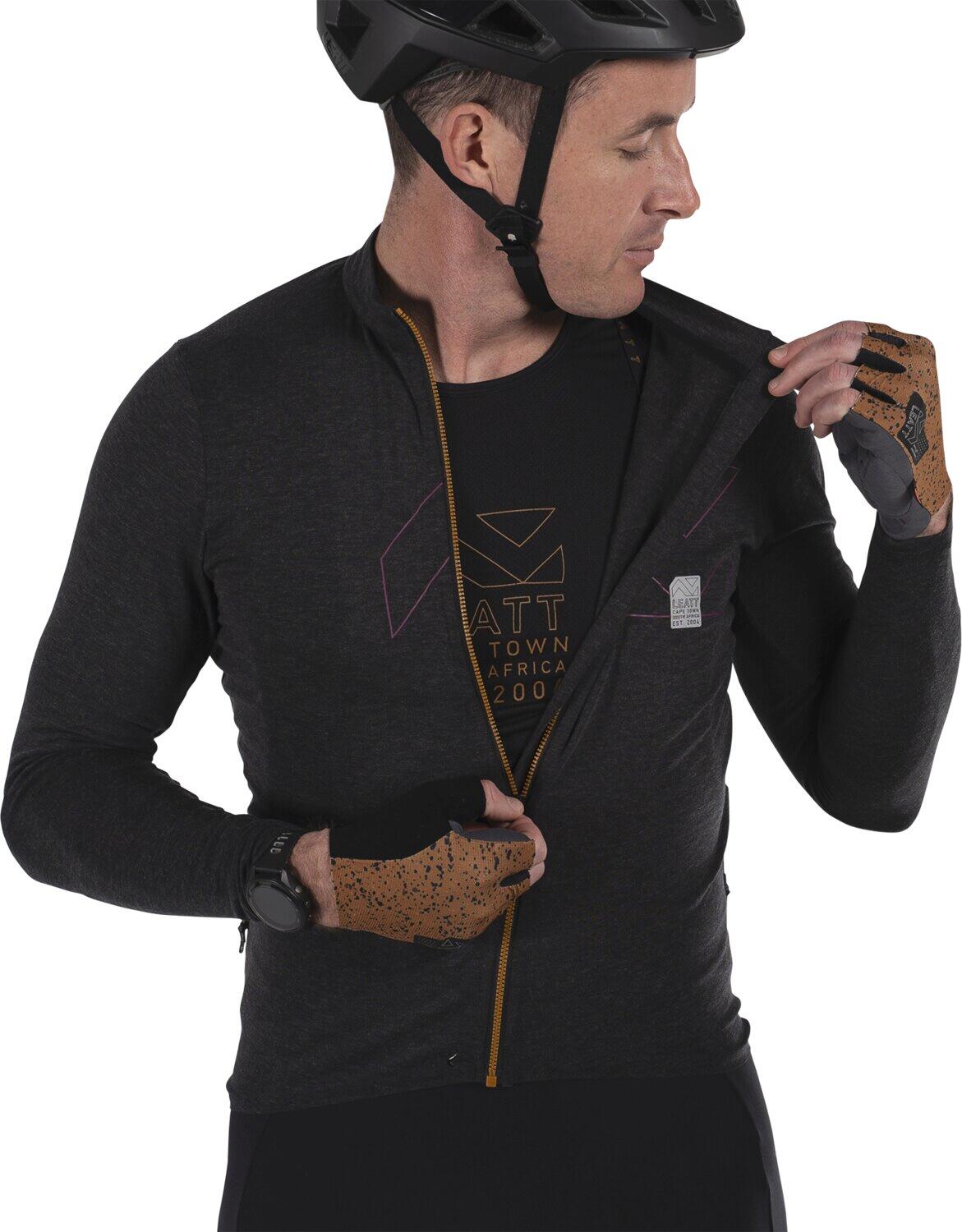 Maglia MTB Endurance 4.0 a maniche lunghe traspirabile  Nero Uomo 5/7