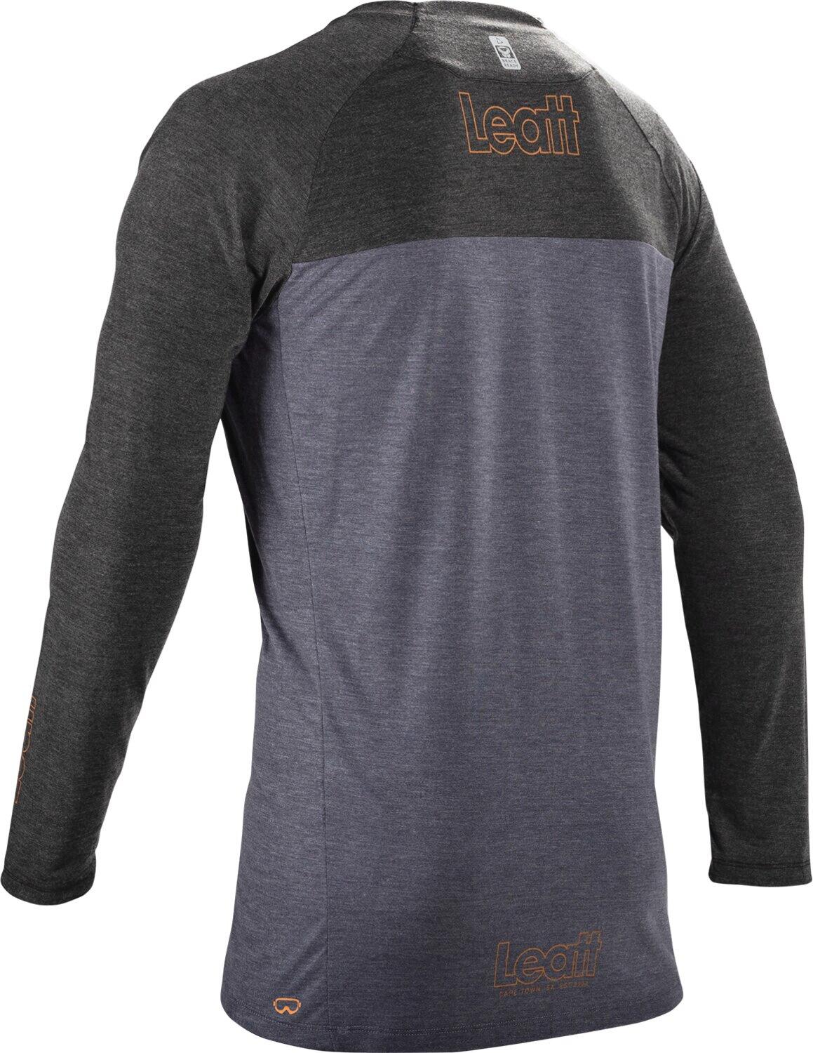 Camiseta MTB Gravity 2.0 transpirable y elástica, negra, para hombre 2/8