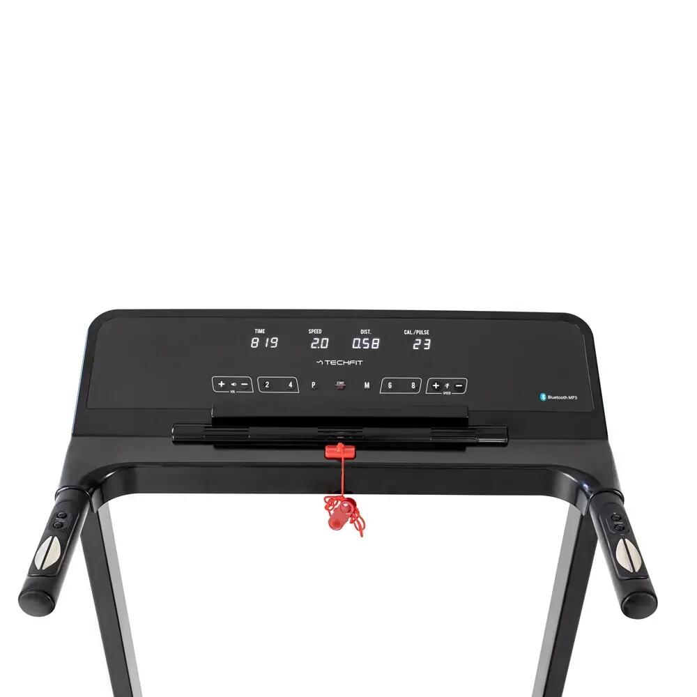 Banda de alergare TECHFIT SLIM, Motor 3 CP, Pliabila 100%, Bluetooth 5/5