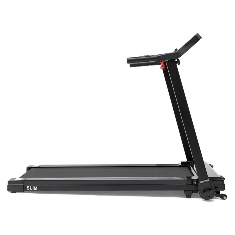 Banda de alergare TECHFIT SLIM, Motor 3 CP, Pliabila 100%, Bluetooth
