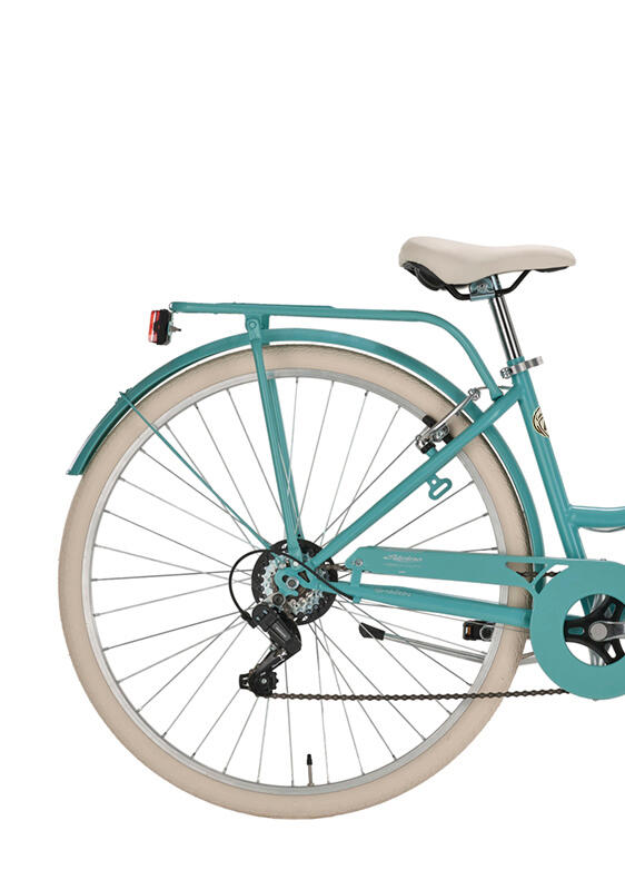 Canellini Vintage Citybike Retro Damenfahrrad 28 Zoll Aluminium Mit Korb &  Taschen - Dolce Vita Style