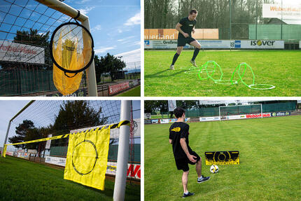 Kit d'entraînement d'attaquant avec ballons