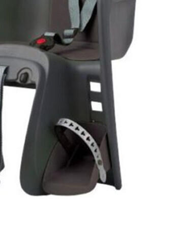 Siège vélo Polisport Boodie arrière gris foncé, fixation porte-bagages 2/3