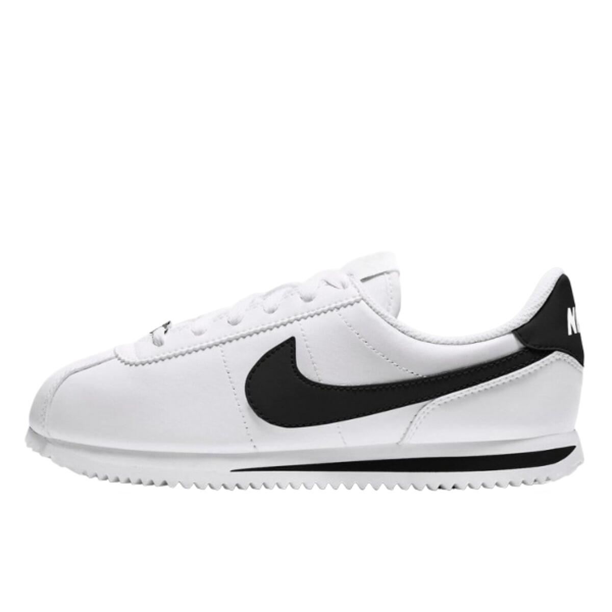 Nike - Chaussures Cortez Basic White Black - Baskets - Blanc - 40 M - Decathlon