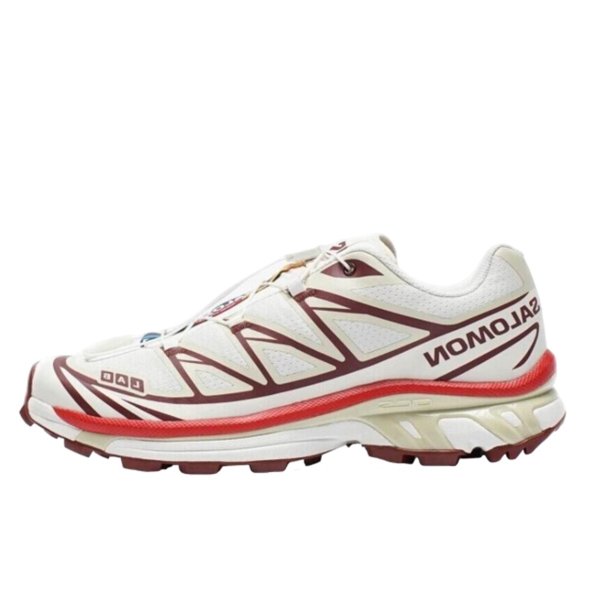 Salomon - Chaussures  Xt-6 Vanilla Ice Fired Brick - Baskets - Blanc - 44,5 - Decathlon