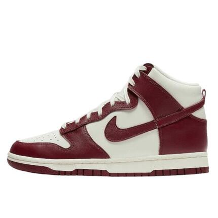 Nike Dunk High Sail Team Red