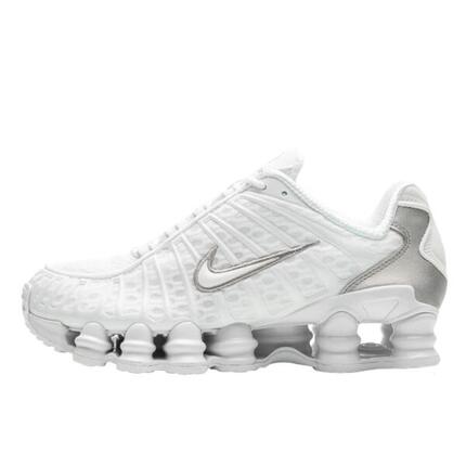 Zapatillas Shox TL White Metallic Silver Orange
