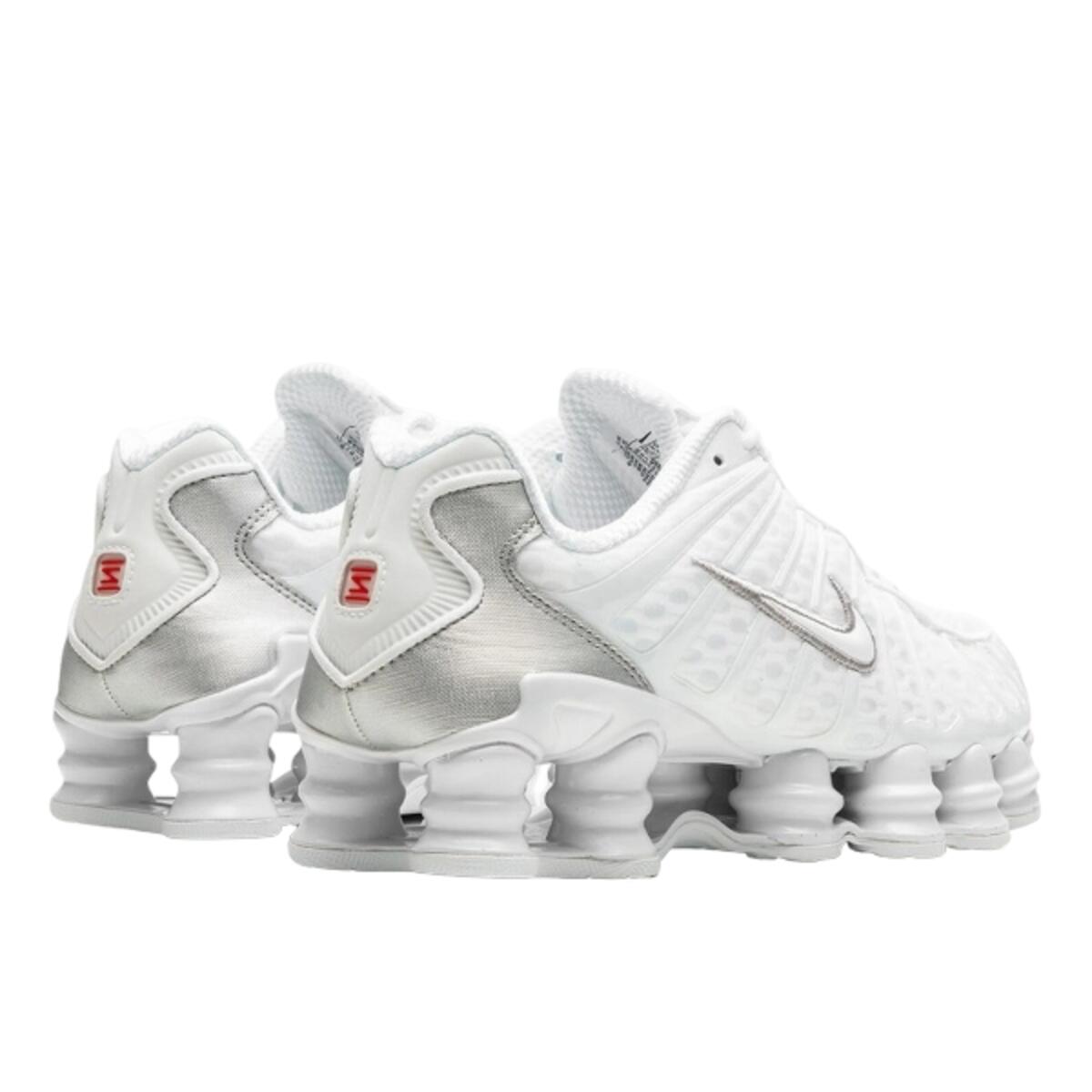 Chaussures  Shox TL White Metallic Silver Orange 3/5