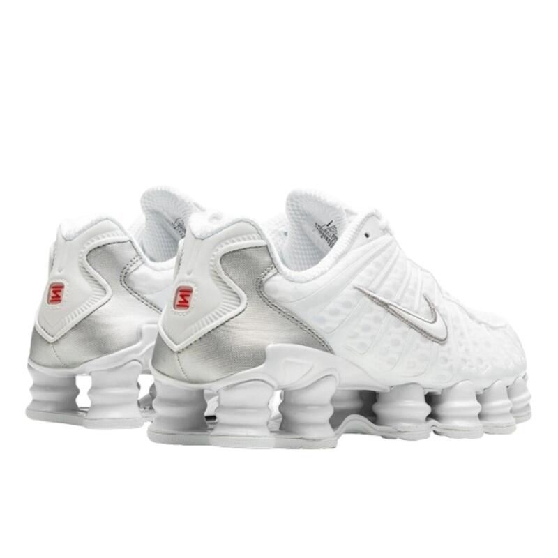 Shox TL White Metallic Silver Orange