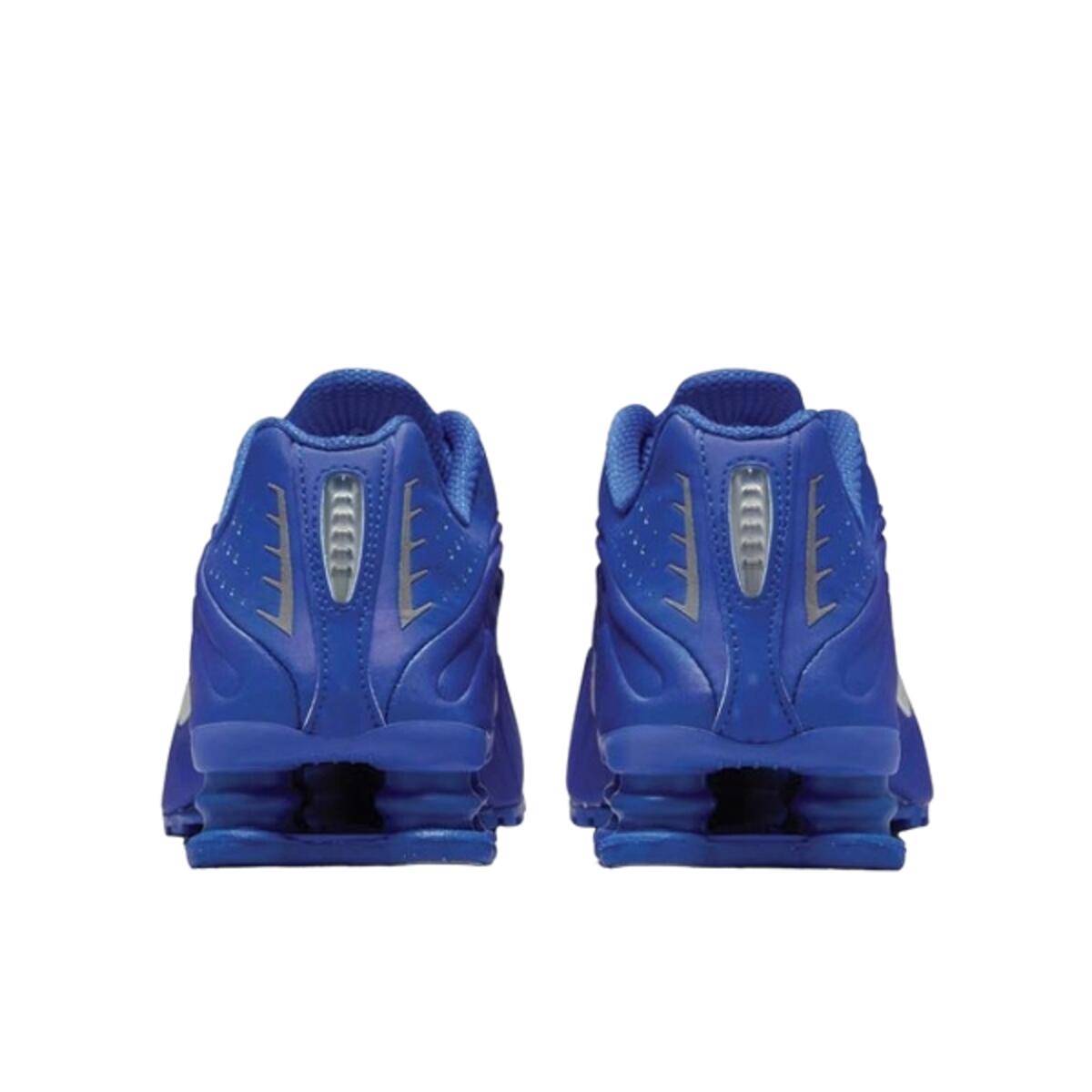 Chaussures  Shox R4 Racer Blue Metallic Silver 3/4