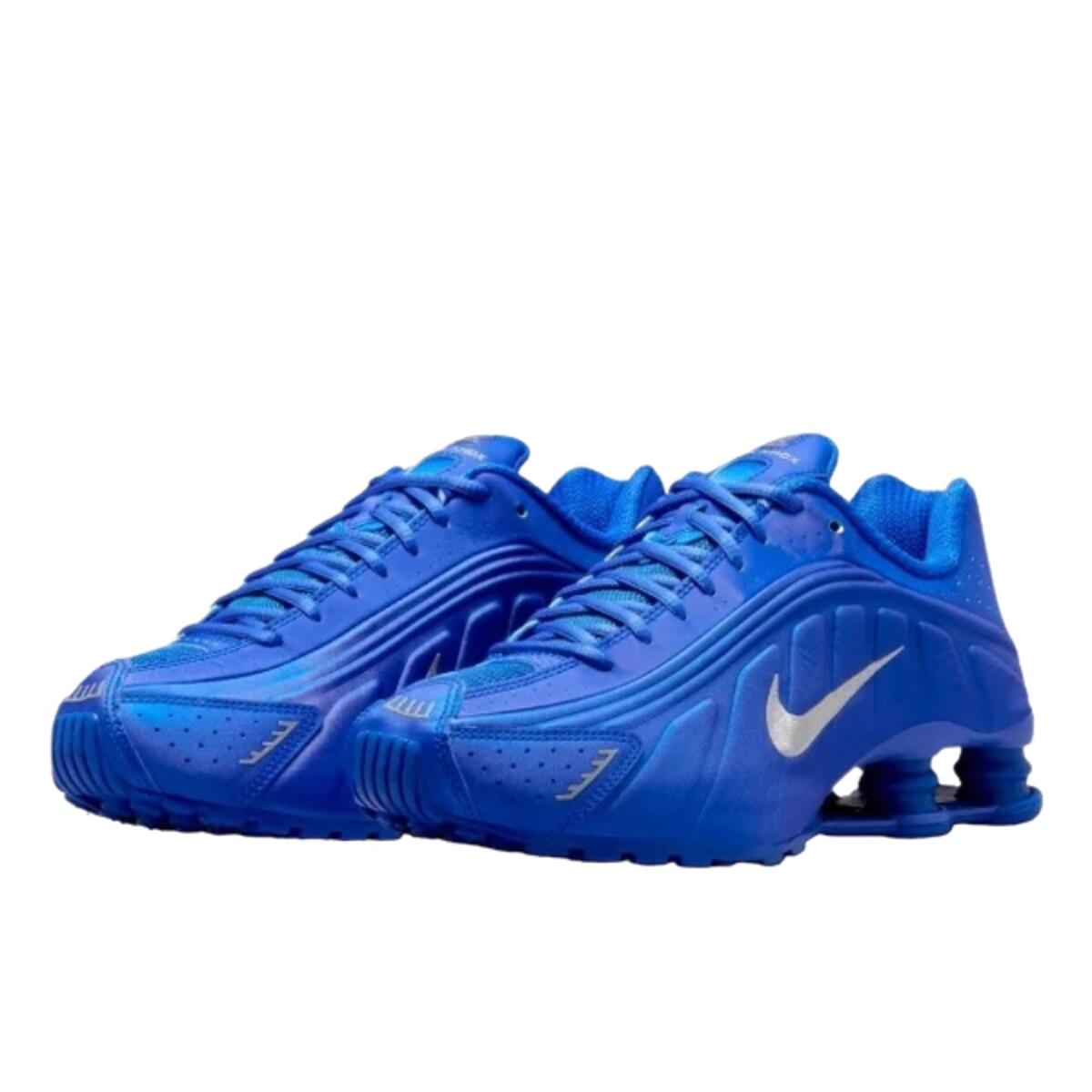 Chaussures  Shox R4 Racer Blue Metallic Silver 2/4