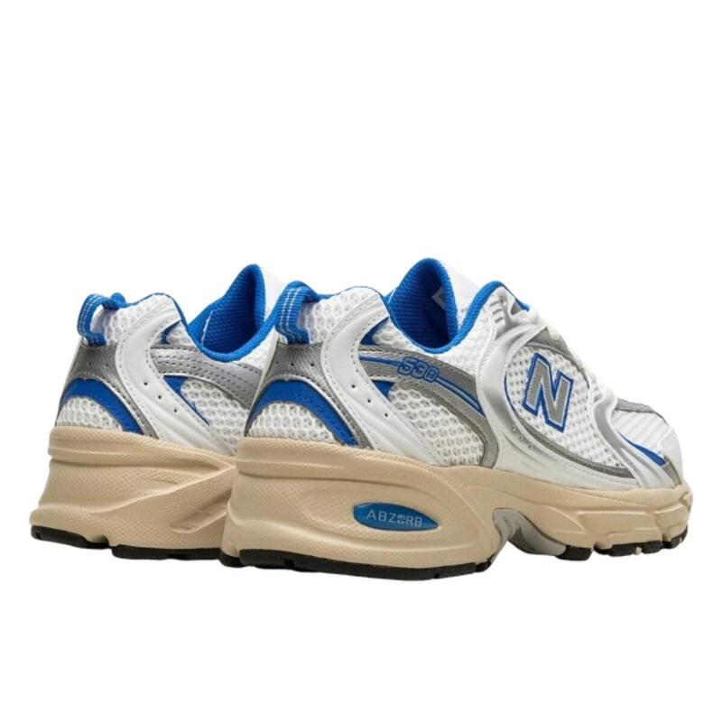 Încălțăminte New Balance 530 albă și albastră pentru bărbați