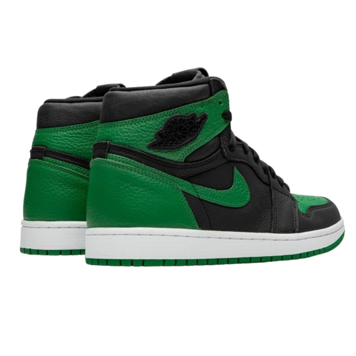 Chaussures  1 Retro High OG Pine Green Black 3/4