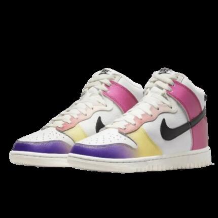 Chaussures - lifestyle - femme - montantes - dégradé - dunk high
