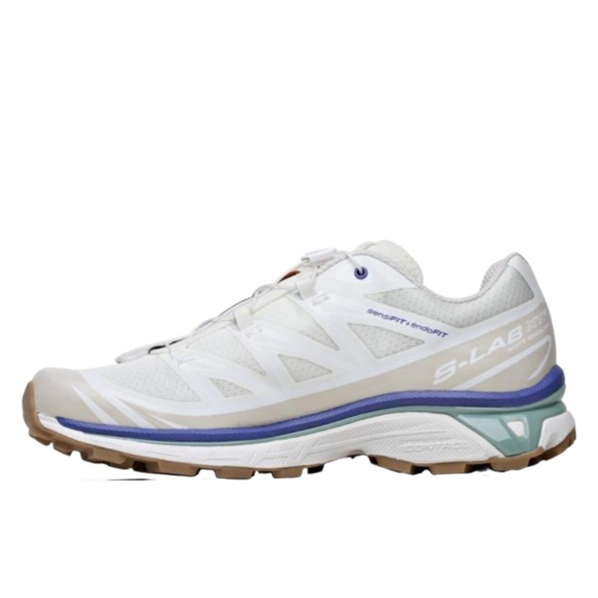 Salomon - Chaussures  Xt-6 Vanilla Ice Granite Green Gum - Baskets - Blanc - 38 S - Decathlon