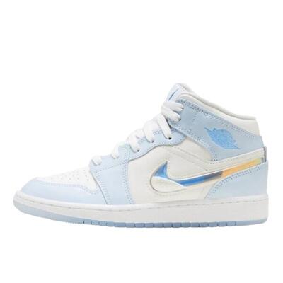 Schuhe 1 Mid Glitter Swoosh