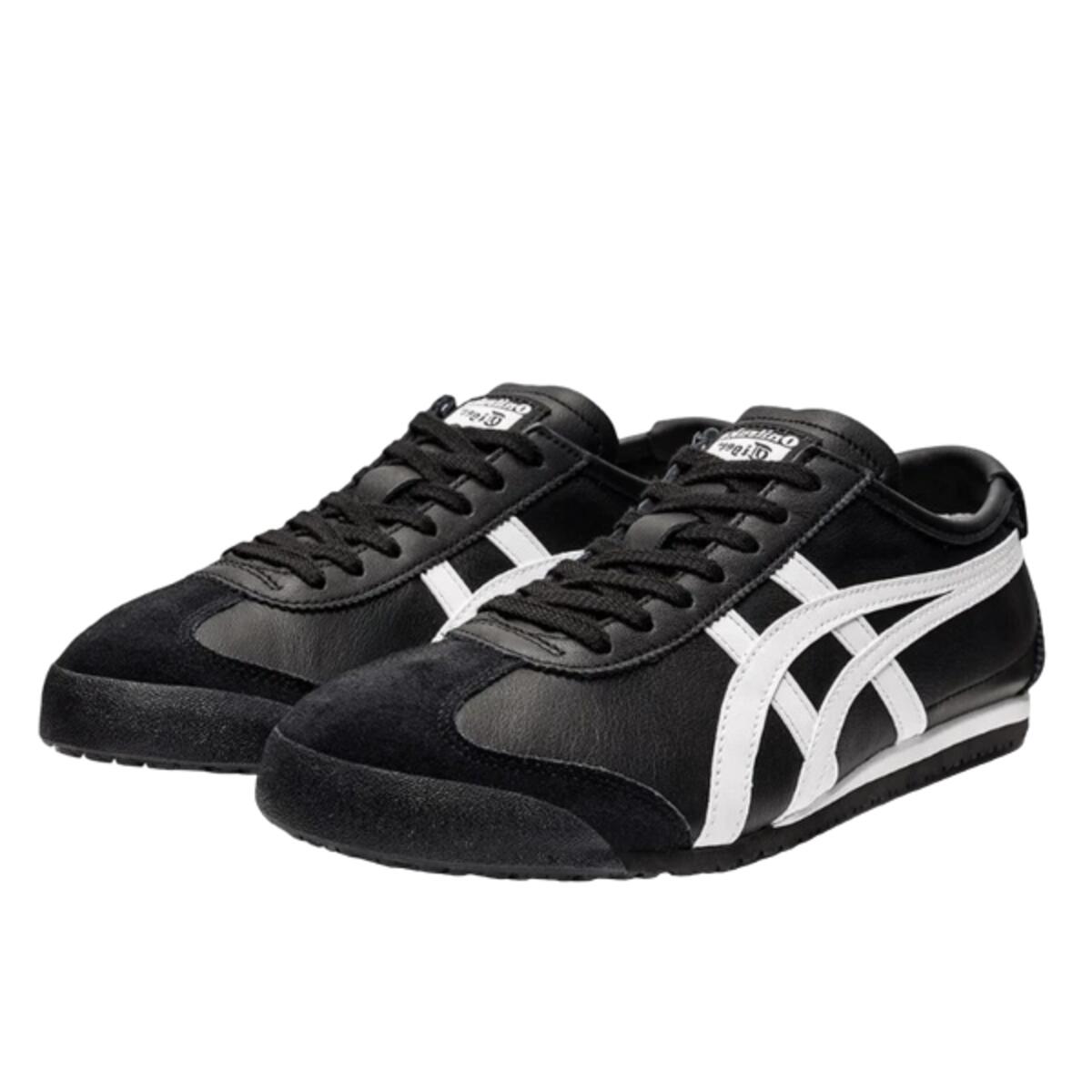 Chaussures  Mexico 66 Black White 2/4