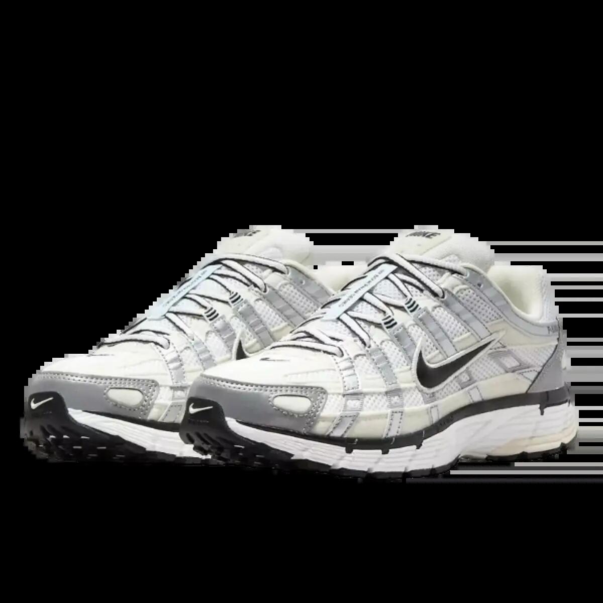 Schoenen  P-6000 Coconut Milk Metallic Silver 2/3