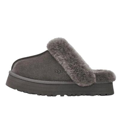 Schuhe Disquette Slipper Charcoal