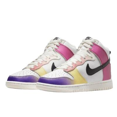 Schoenen dunk high multi-color gradient