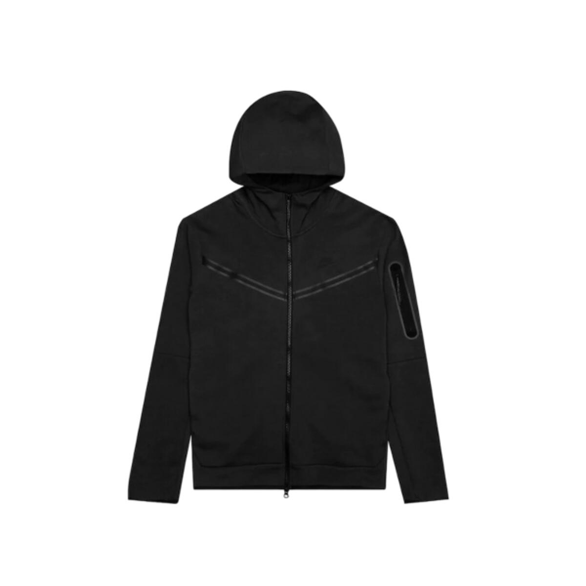 NIKE Sweat Zip  Sportswear Tech Fleece Black