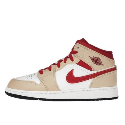 Buty do chodzenia dla dorosłych Air Jordan 1 Mid Light Curry Cardinal